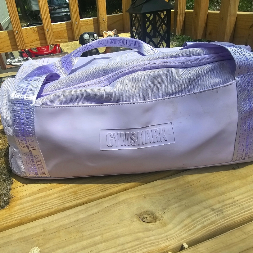 Lilac Gymshark Gym Bag